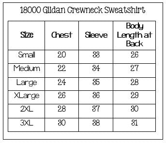 Adult/Unisex - Gildan Crewneck Sweatshirt - Dark Heather Grey (Blank)