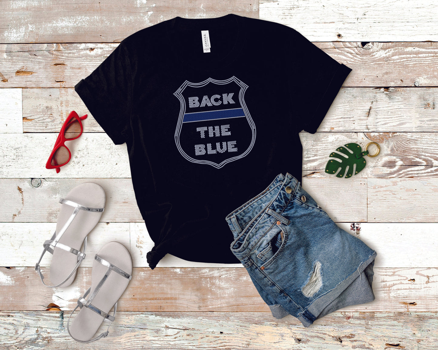 Back the Blue - Spangle Tee