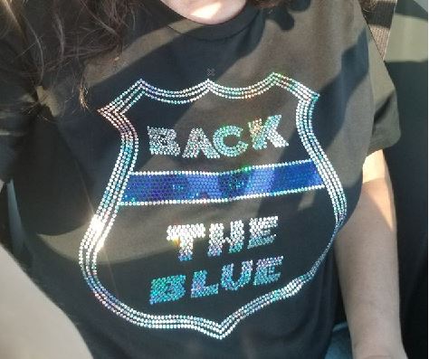 Back the Blue - Spangle Tee