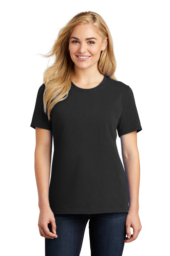 Ladies Core Cotton Tee - Black (Blank)