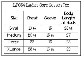 Ladies Core Cotton Tee - Neon Pink (Blank)