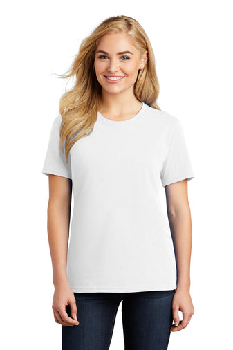 Ladies Core Cotton Tee - White (Blank)