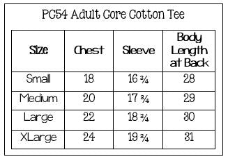 Adult Core Cotton Tee - Neon Pink (Blank)